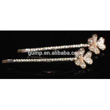 Charmante glänzende Kristall Barrette Strass Bobby Pin